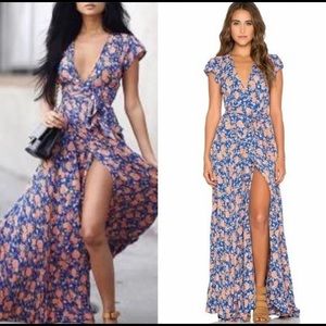 Tularosa Revolve Sid Maxi Wrap Dress